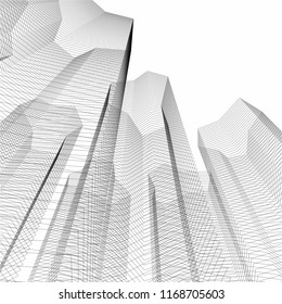 architecture building 3d 