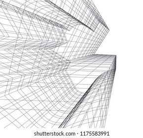 architecture building 3d 