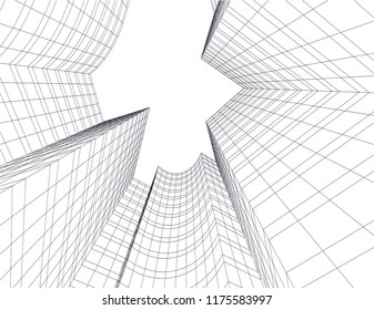 architecture building 3d 