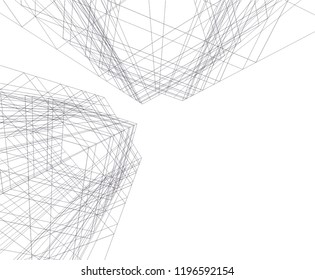 architecture building 3d 