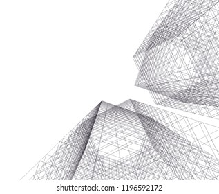 architecture building 3d 