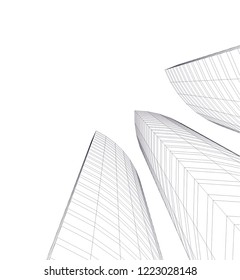 architecture building 3d 