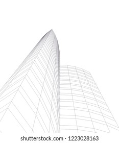 architecture building 3d 