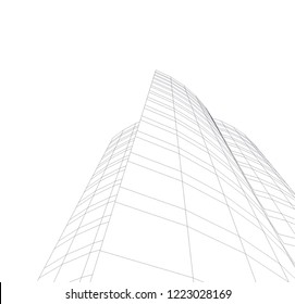 architecture building 3d 