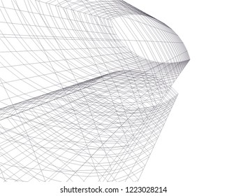 architecture building 3d 