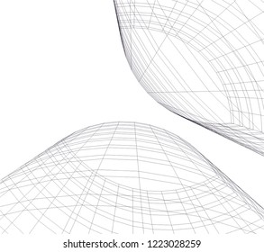 architecture building 3d 
