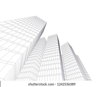architecture building 3d 