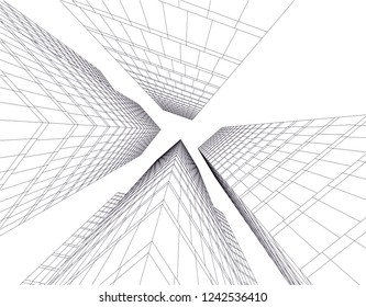 architecture building 3d 