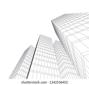 architecture building 3d 