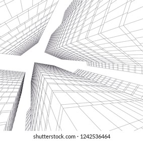 architecture building 3d 