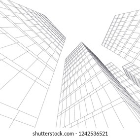 architecture building 3d 