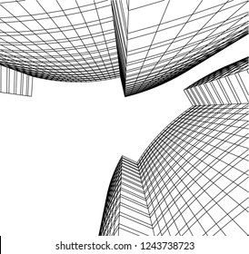 architecture building 3d 