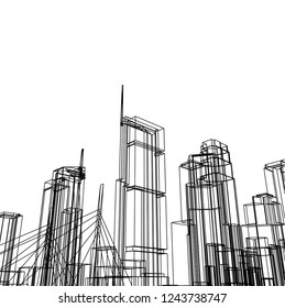 architecture building 3d 