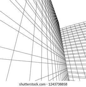 architecture building 3d 