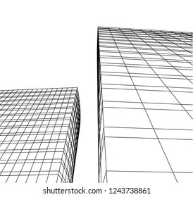 architecture building 3d 