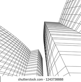 architecture building 3d 