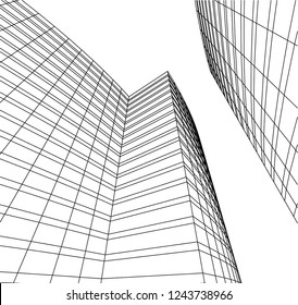 architecture building 3d 