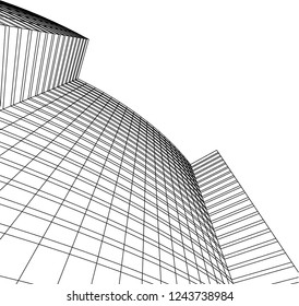 architecture building 3d 