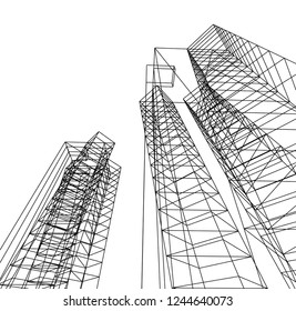  architecture building 3d