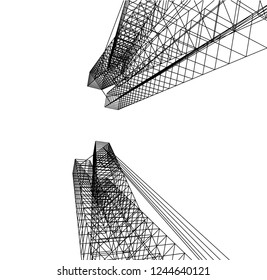  architecture building 3d