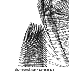  architecture building 3d