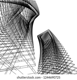  architecture building 3d