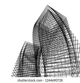  architecture building 3d
