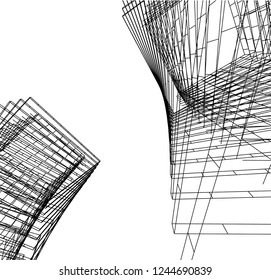  architecture building 3d