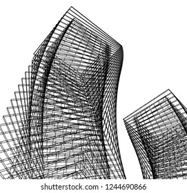  architecture building 3d