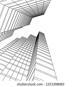 architecture building 3d 