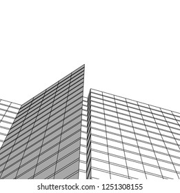 architecture building 3d 