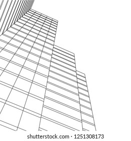 architecture building 3d 