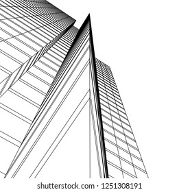 architecture building 3d 