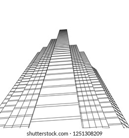 architecture building 3d 