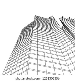 architecture building 3d 