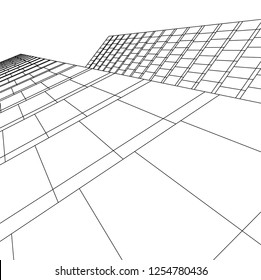 architecture building 3d 