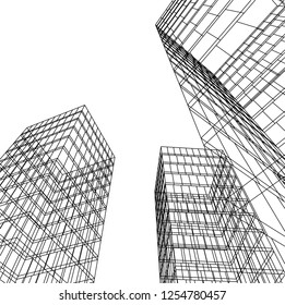 architecture building 3d 