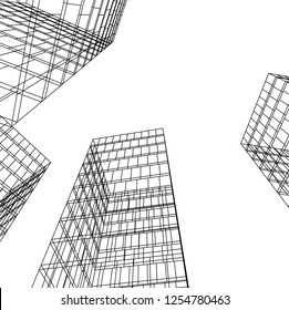 architecture building 3d 
