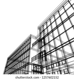 architecture building 3d 