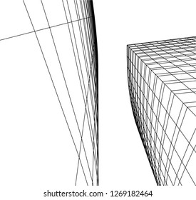 architecture building 3d 