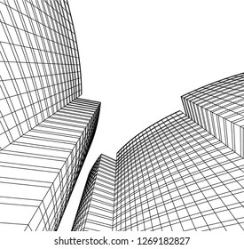 architecture building 3d 
