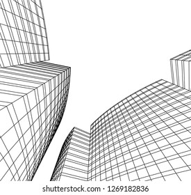 architecture building 3d 