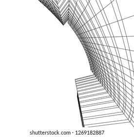 architecture building 3d 