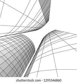 architecture building 3d 