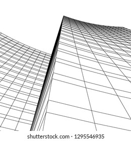 architecture building 3d 