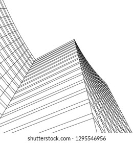 architecture building 3d 