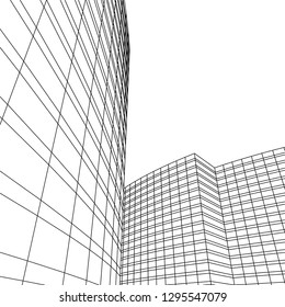 architecture building 3d 