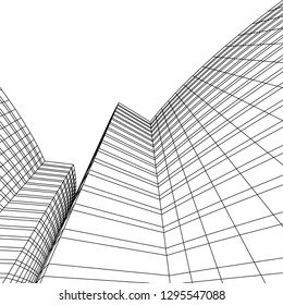 architecture building 3d 