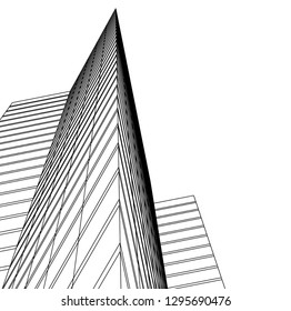architecture building 3d 
