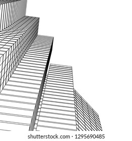 architecture building 3d 